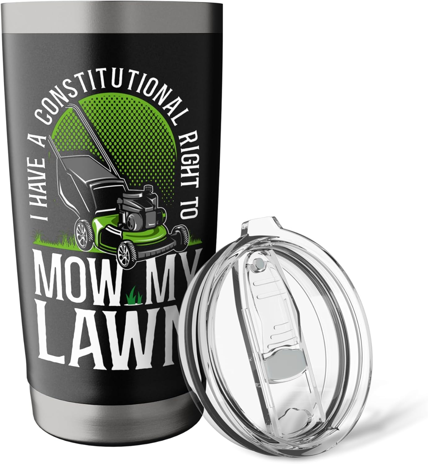 Lawn Mower Mowing Dad Father Landscaper I Have A Stainless Steel Insulated Tumbler