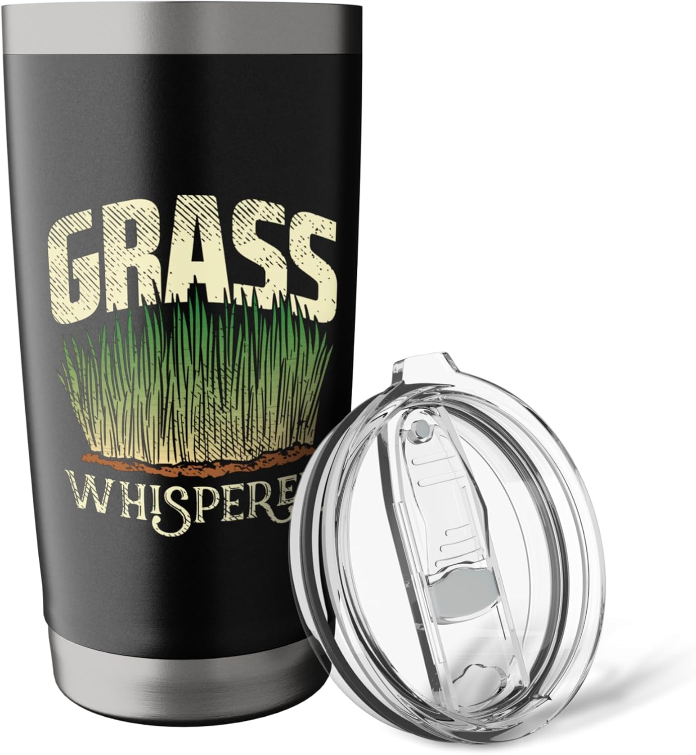 Lawn Care Mowing Design For Landscaper - Grass Whisperer Stainless Steel Insulated Tumbler