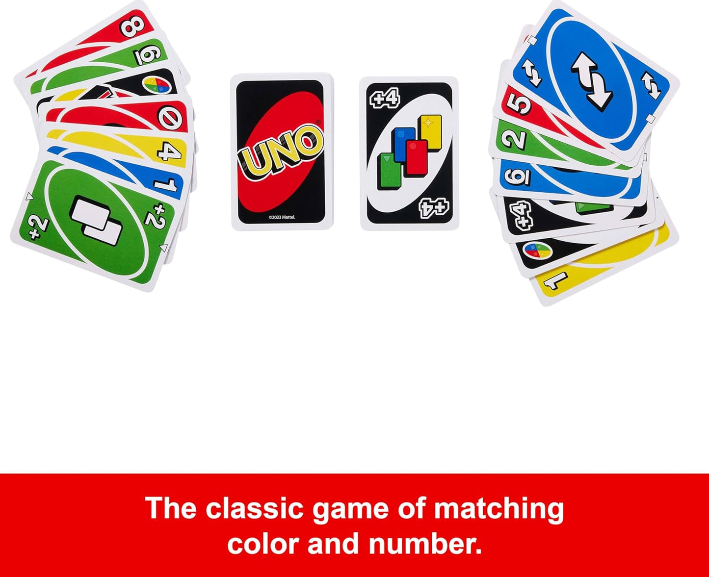 Mattel Games UNO Card Game in Travel & Storage Tin for Kid, Adult & Fa