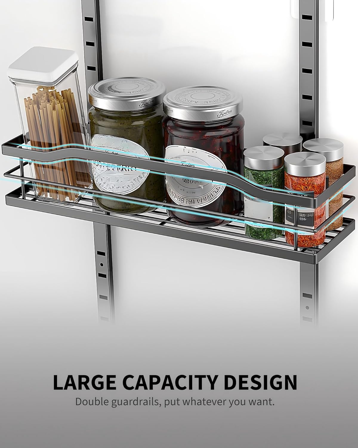 Moforoco White 9-Tier Over The Door Pantry Organizer, Pantry Organizat