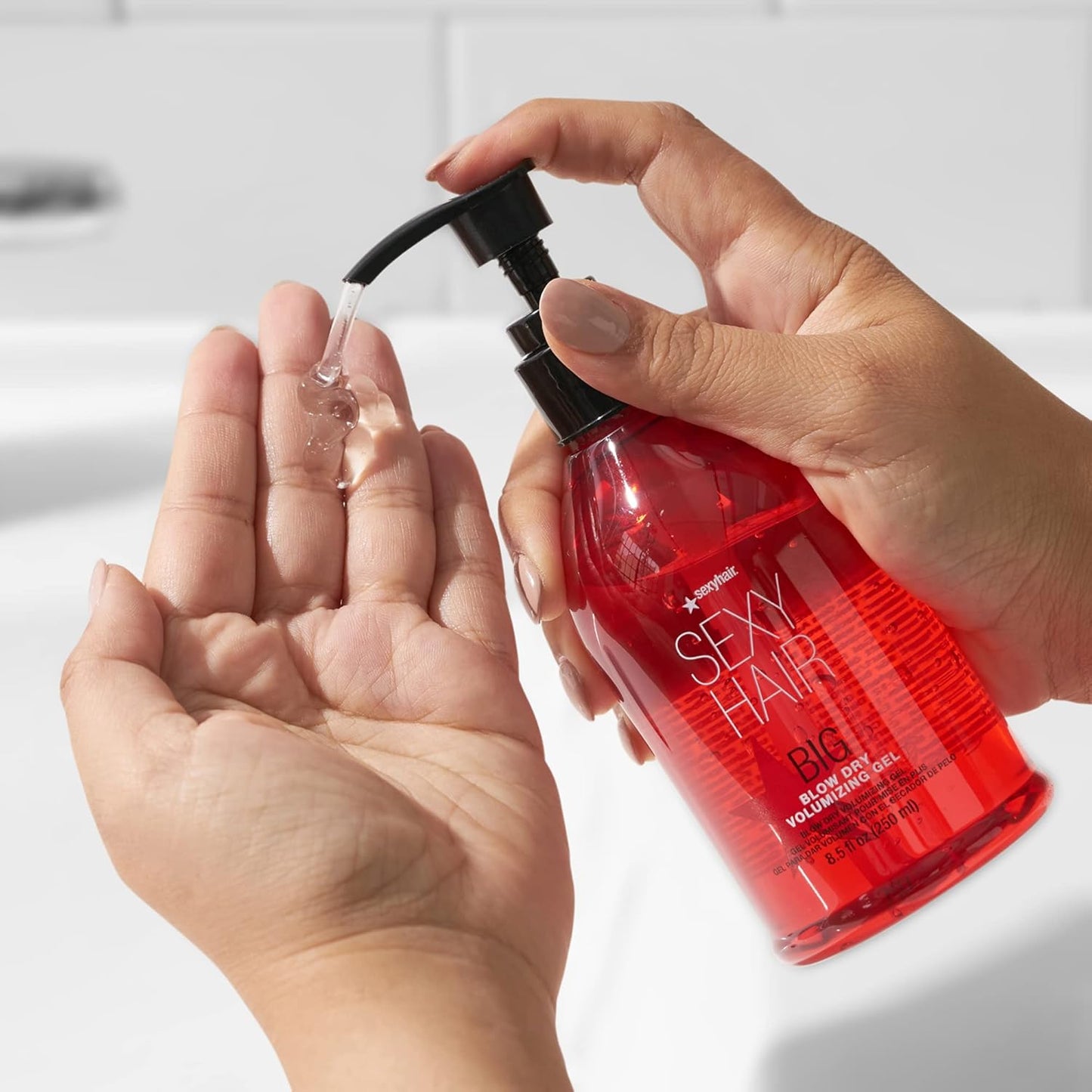 SexyHair Big Blow Dry Volumizing Gel | Added Volume with Hold | Up to 