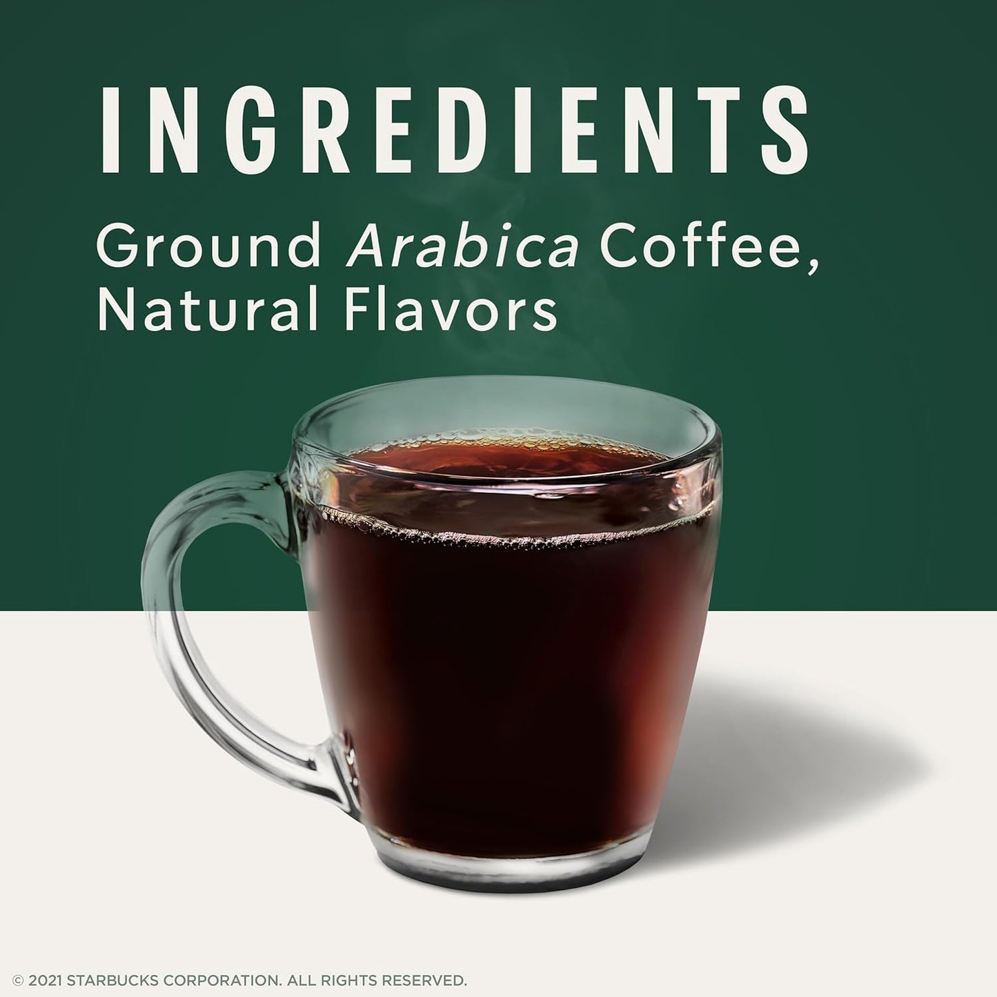 Starbucks K-Cup Coffee Pods, Caramel Naturally Flavored Coffee For Keurig Brewers, 100% Arabica, 1 Box (22 Pods)
