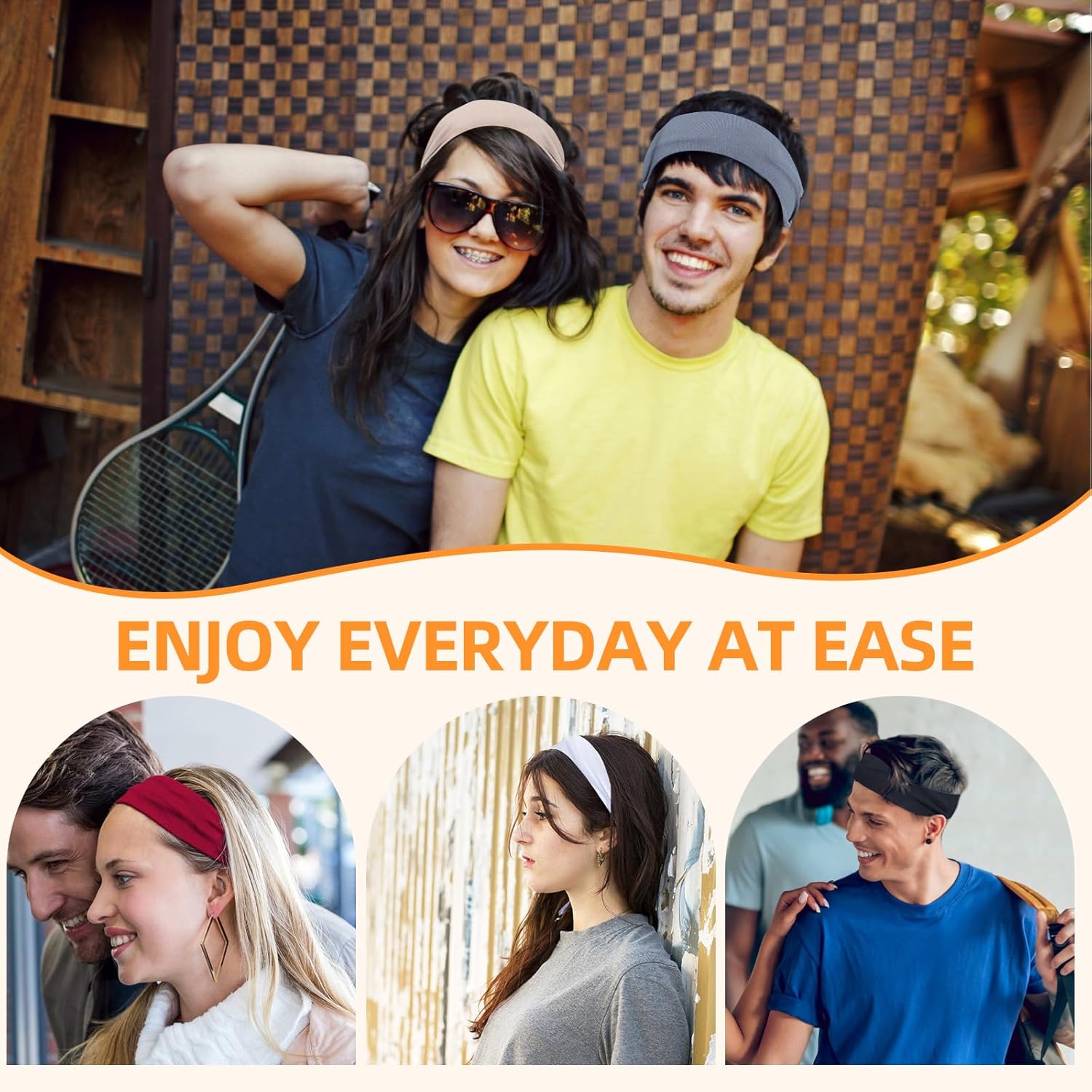 8PCS Summer-Exclusive Non Slip Sports Elastic Soft Running Fashion Hea