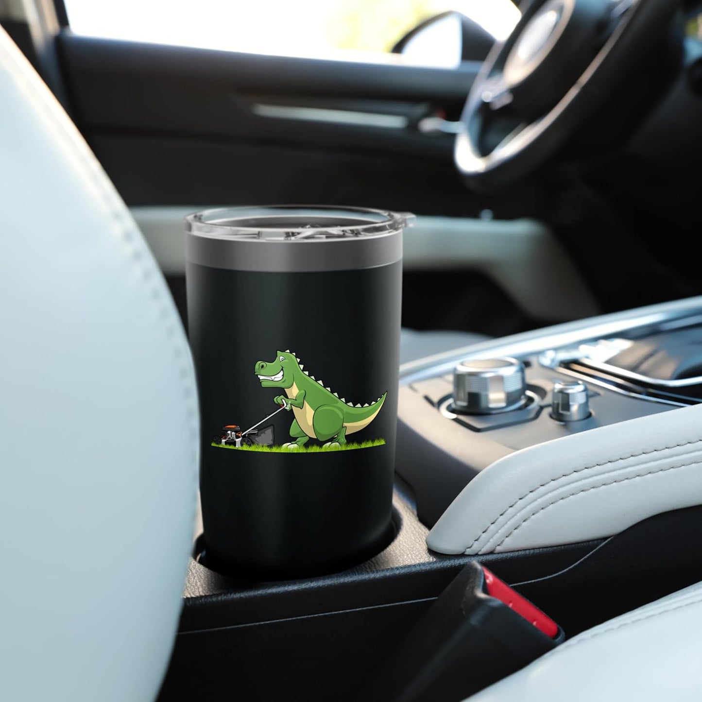 Lawn Mowing Novelty For Boys Kids Men Lawn Care Lawn Mower Stainless Steel Insulated Tumbler
