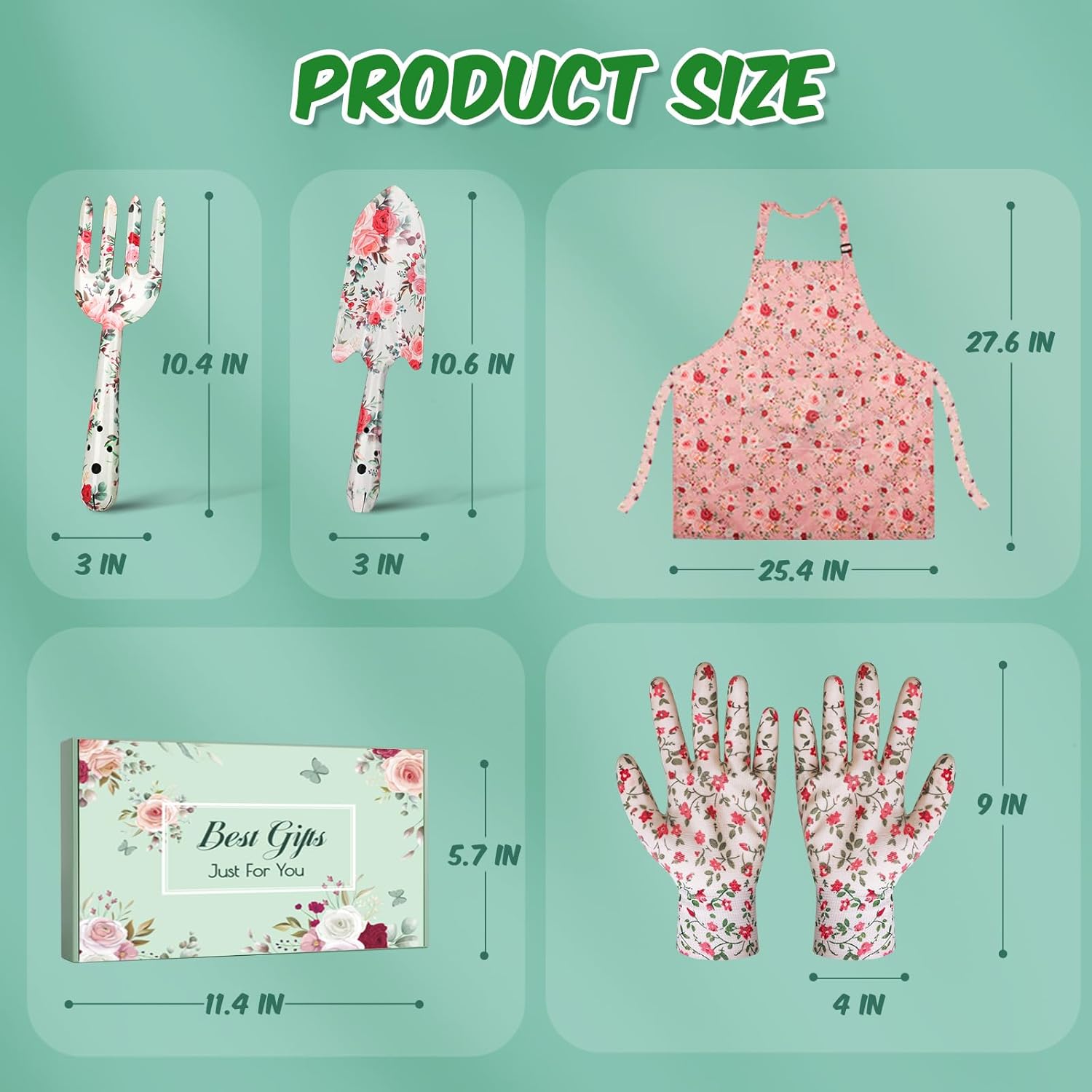 Gardening Gifts for Women, Gardening Supplies Garden Tools with Hand F