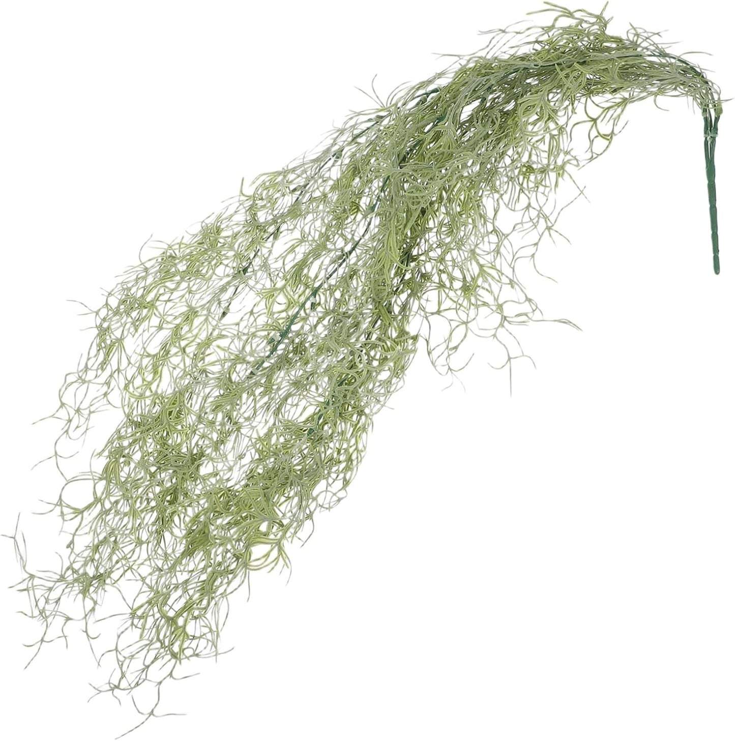 Milisten Artificial Succulents Hanging Plants Faux Greenery String Plants for Home Office Weddings Garden Decor Realistic Dry Flowers and Moss Crafts