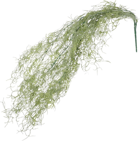 Milisten Artificial Succulents Hanging Plants Faux Greenery String Plants for Home Office Weddings Garden Decor Realistic Dry Flowers and Moss Crafts