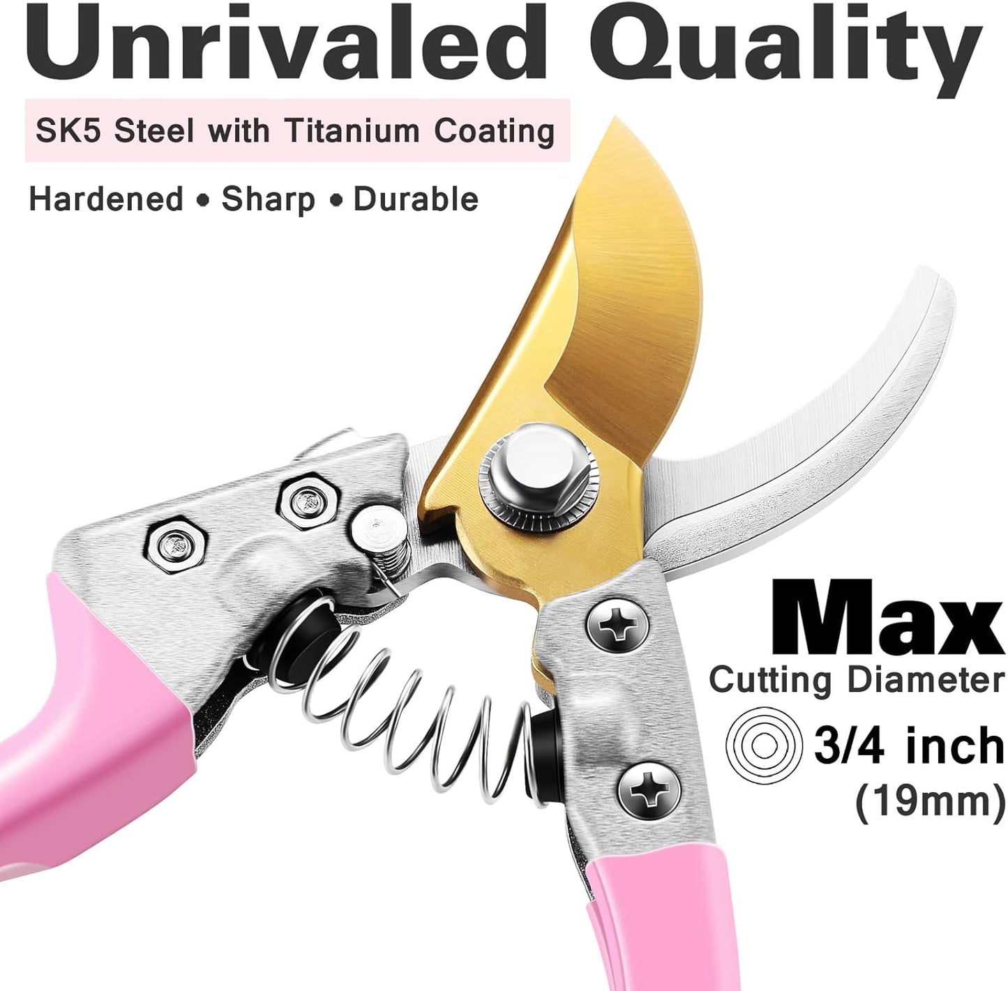 Floral Garden Tools Set,Heavy Duty Gardening Tools for Gardener,Garden