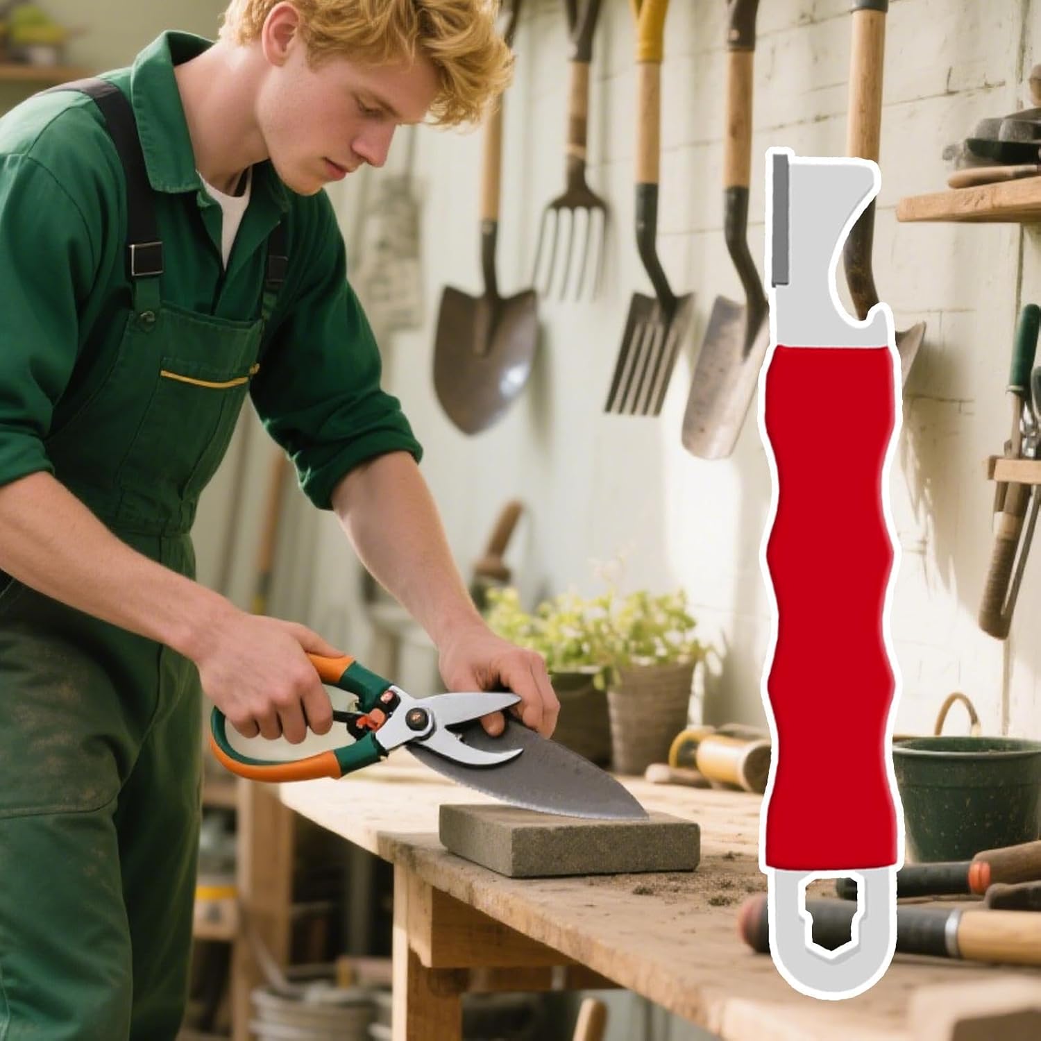 Cutter Sharpener - Multifunctional Sharpening Aid With Bottle Opener F