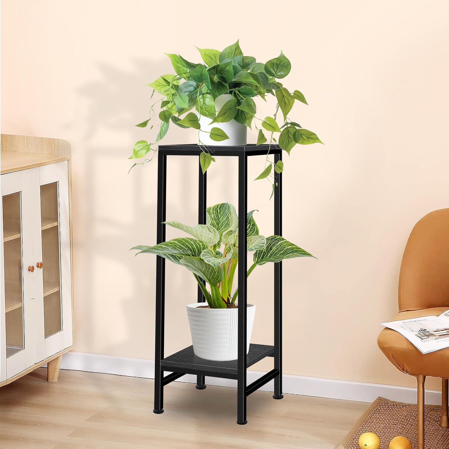 Plant Stand Indoor, Tall Plant stands for Indoor Outdoor Plants, 2 Tie