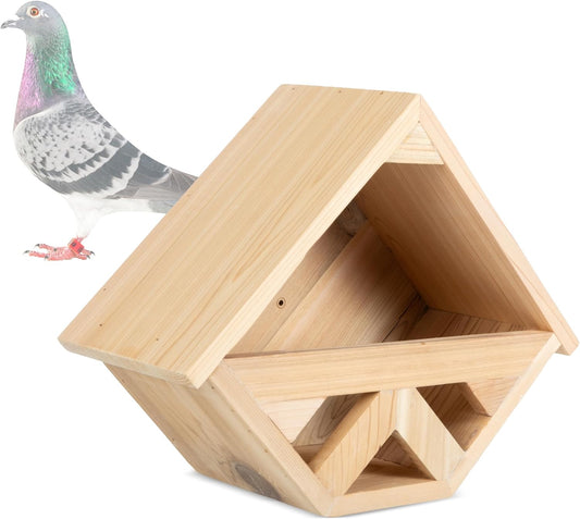 Cedar Mourning Dove Nesting Box - Dove Bird House for Outside Nesting,