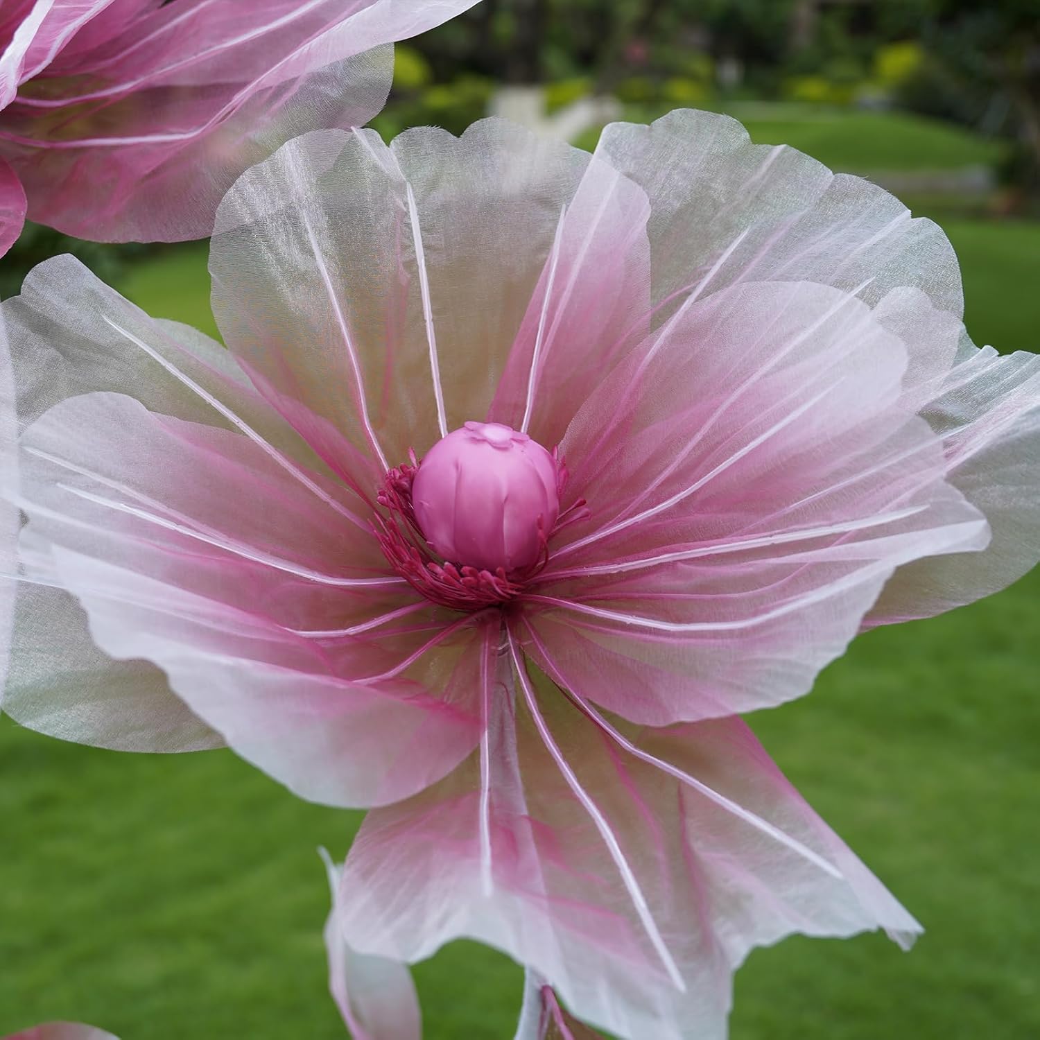 Giant Flowers for Decoration,Oversized Artificial Flowers with Stand,L