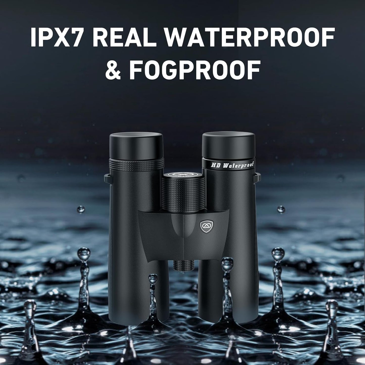 10x42 HD Binoculars for Adults High Powered with Phone Adapter, Tripod and Tripod Adapter, IPX7 Waterproof Binoculars with Clear Low Light Vision for Bird Watching Cruise Ship Travel