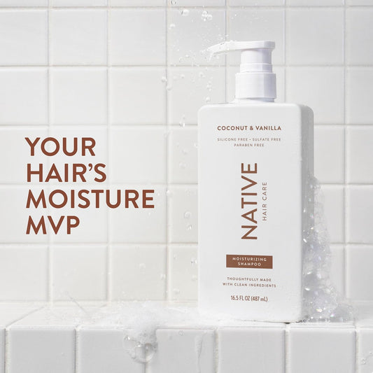 Native Coconut & Vanilla Shampoo and Conditioner Contain Naturally Der