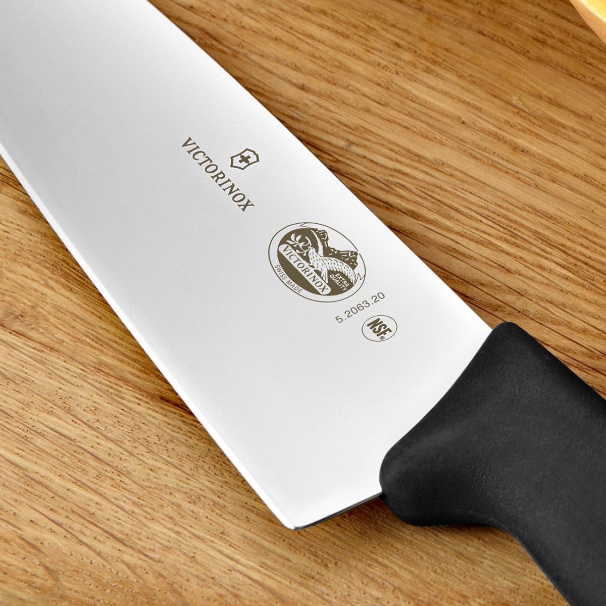 Victorinox Fibrox Pro Chef’s Knife, 8 Inch - Swiss Army Kitchen Knife,
