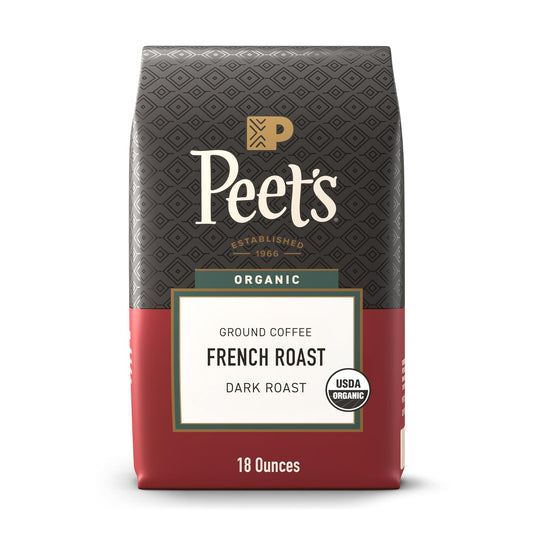 Peet's Coffee, USDA Organic Dark Roast Ground Coffee, 100% Arabica Cof