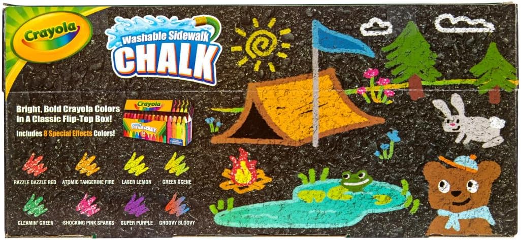 Crayola Ultimate Washable Chalk Collection (64ct), Essential Easter Ba