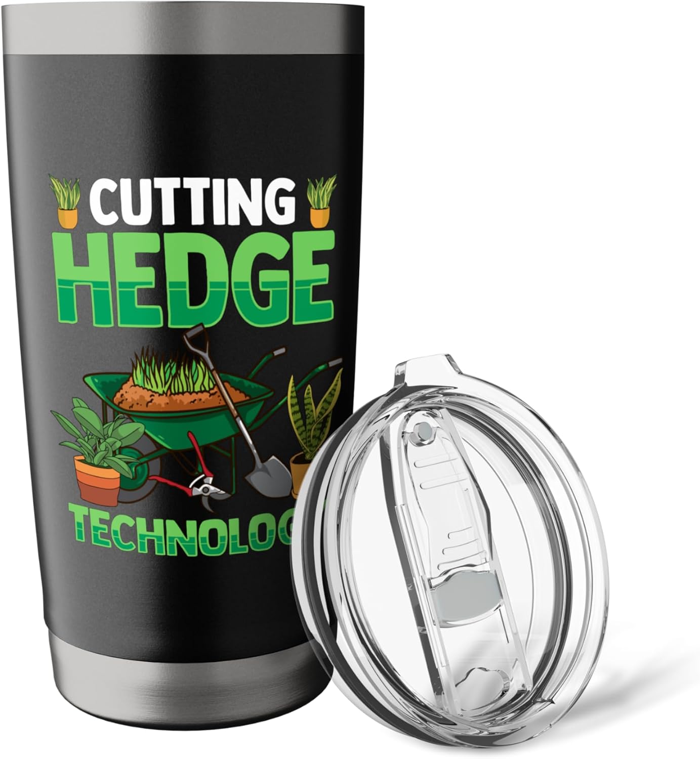 Lawn Care Mowing Design For Landscapers - Cutting Hedge Stainless Steel Insulated Tumbler