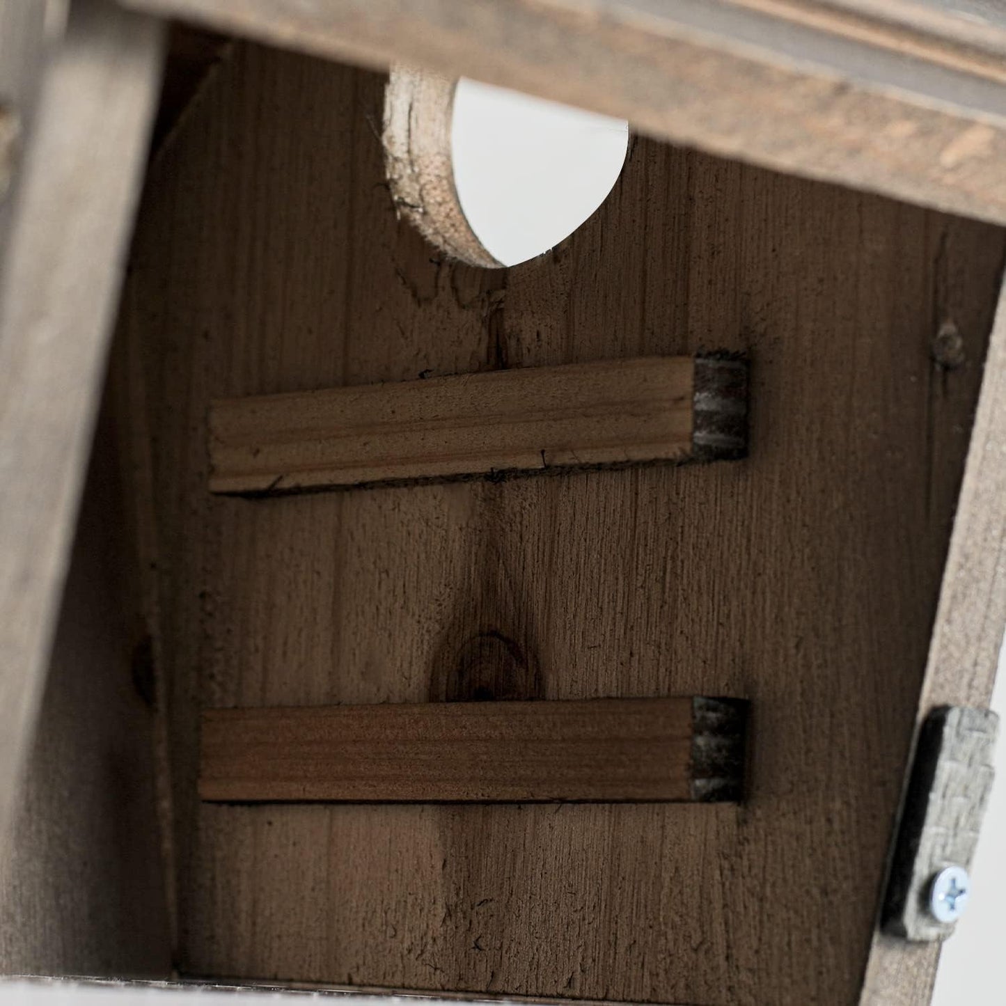 Bird House Black Birdhouse Bird Houses for Outside with Pole Wooden Bird House for Finch Bluebird House Cardinals Hanging Birdhouse Clearance Garden Country Cottages B8-2