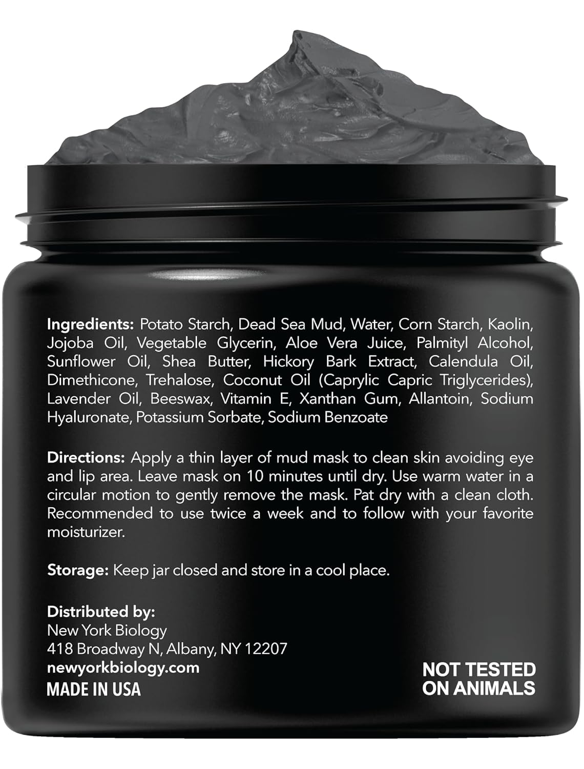 New York Biology Dead Sea Mud Mask for Face and Body | Spa Quality Por