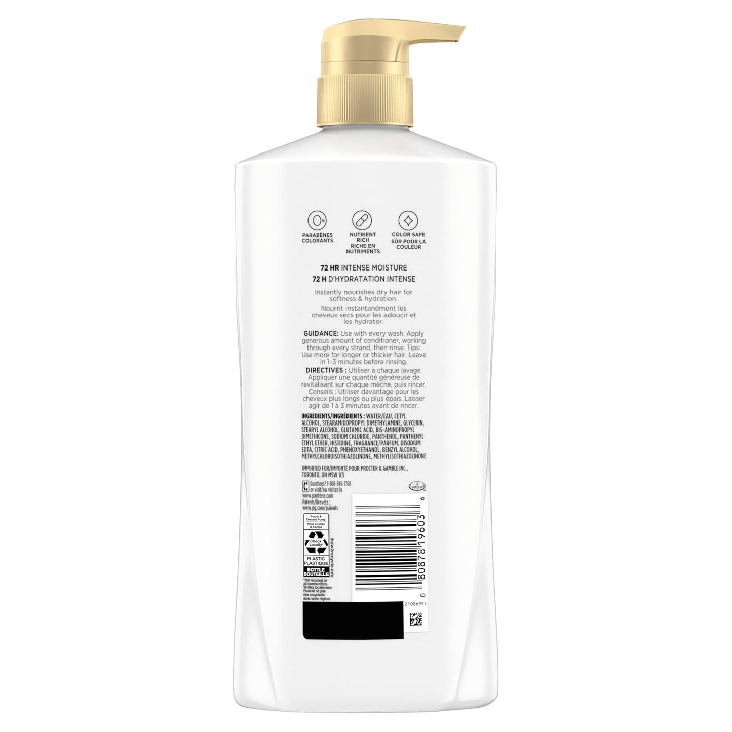 Pantene Shampoo & Conditioner Set, Daily Moisture Renewal - Pro-V Nutr