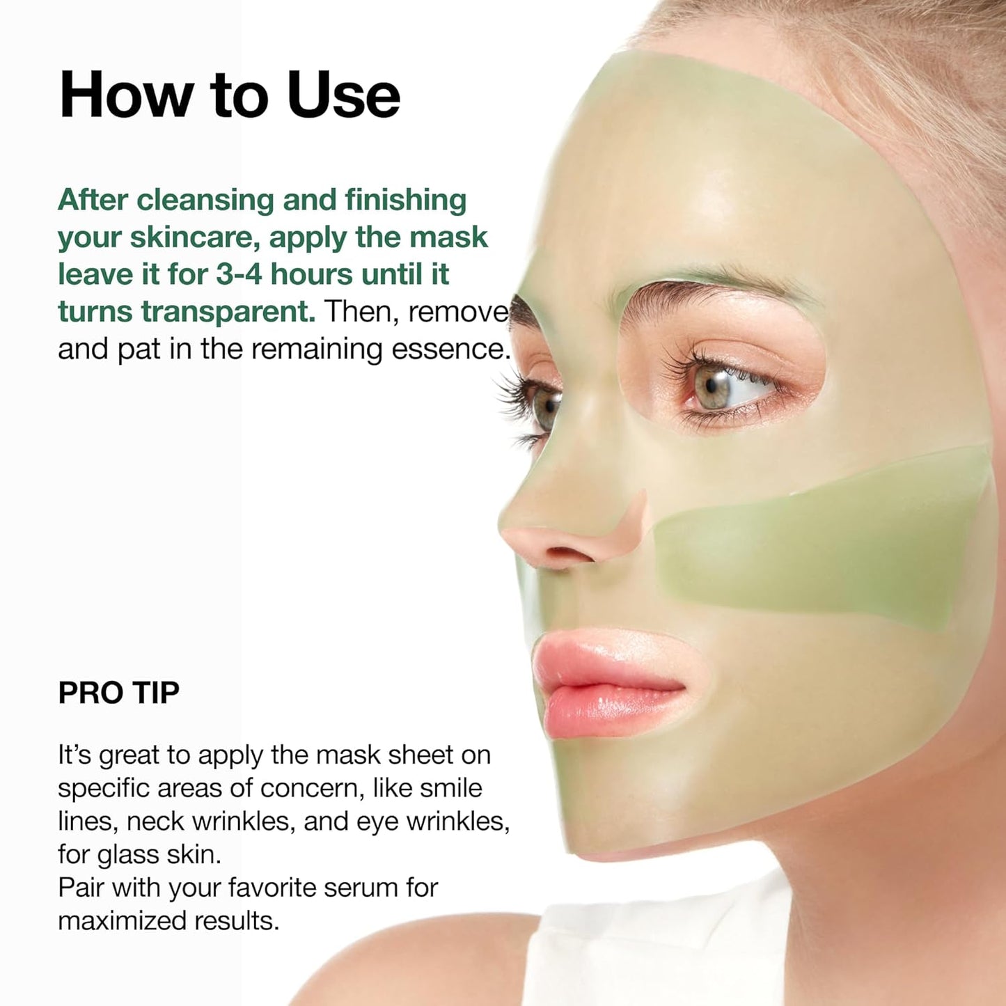 ANUA Heartleaf 70 Soothing Collagen Mask, Overnight Face Mask for Glas