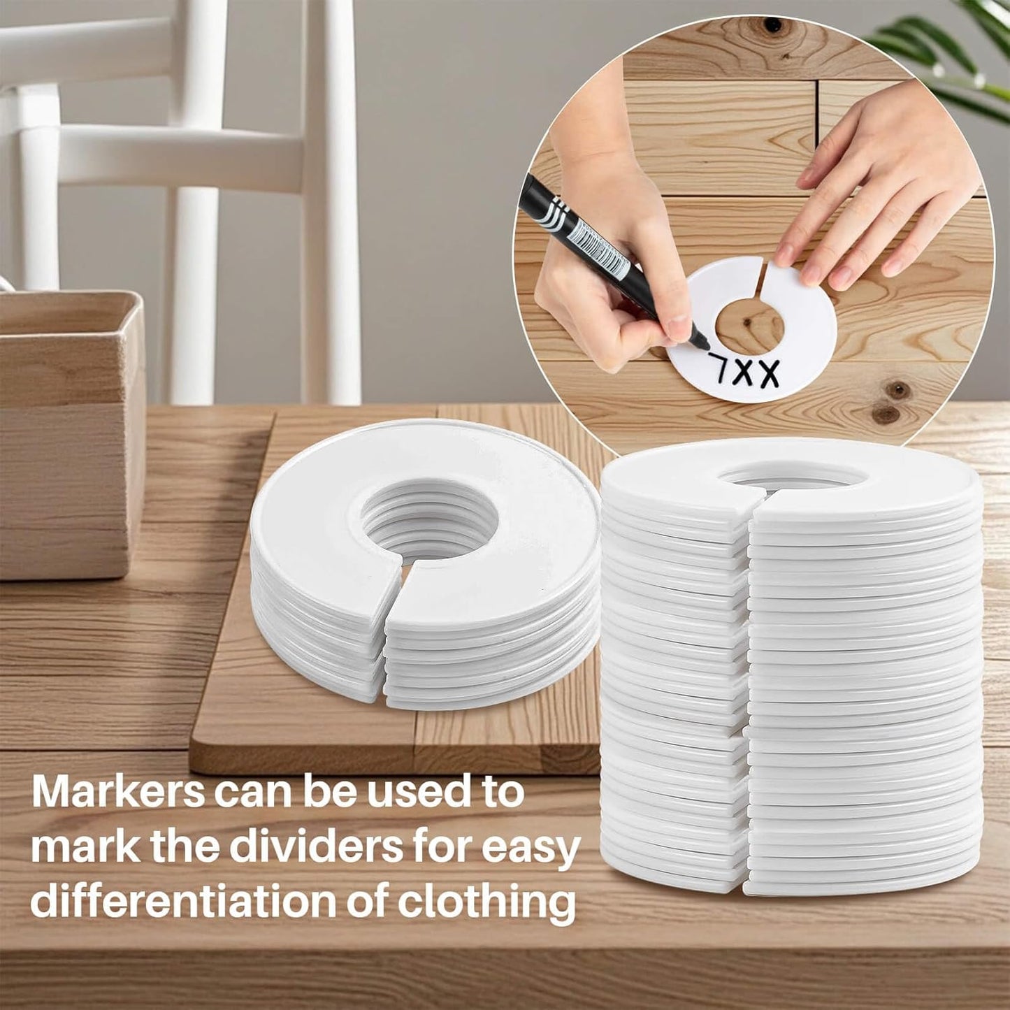 30pcs Closet Dividers Baby Clothes Organizers - Girl Boy Closet Organi