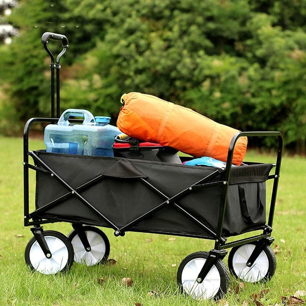 Portable Camping Cart,Outdoor Folding Utility Wagon Portable Camping C