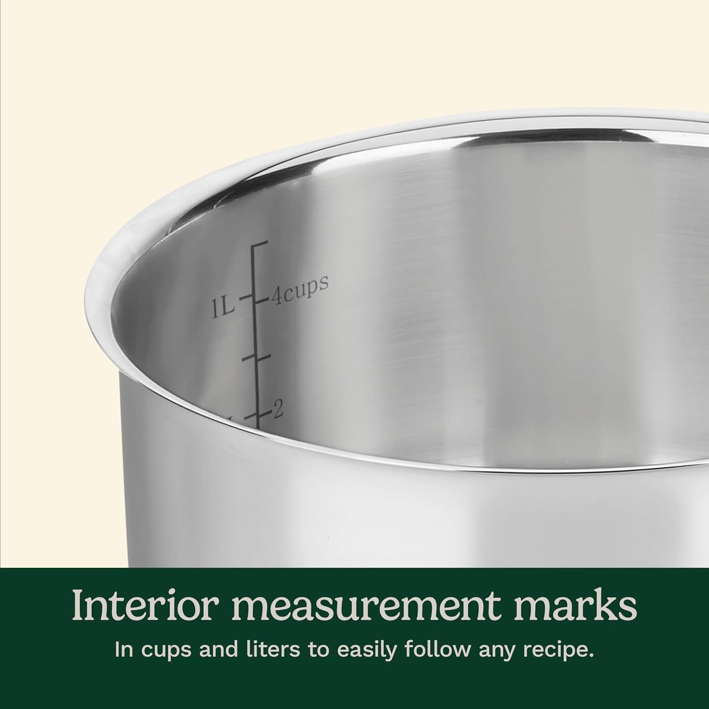 Cuisinart 1.5 Quart Sauce Pan with Cover, Stainless Steel Pot with Lid