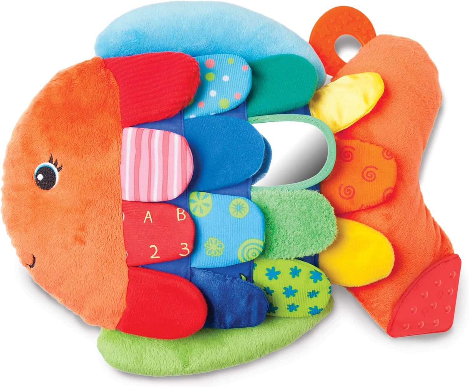 Melissa & Doug K’s Kids, Flip Fish Stuffed Animal, Soft Baby Book, Mul