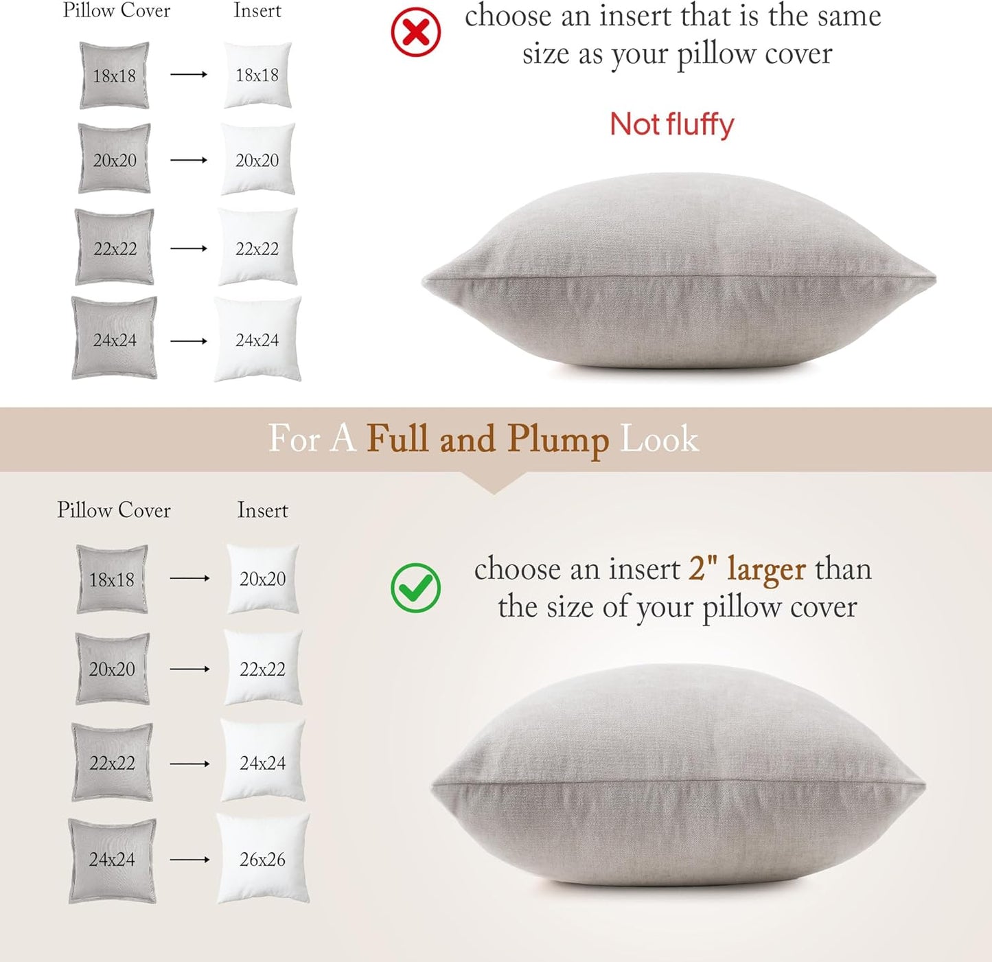 puredown® Euro Pillow Inserts 26 x 26 (Pack of 2, White), Down Feather Pillow Stuffer, Premium White Pillows for Bed, Couch, and Cushion