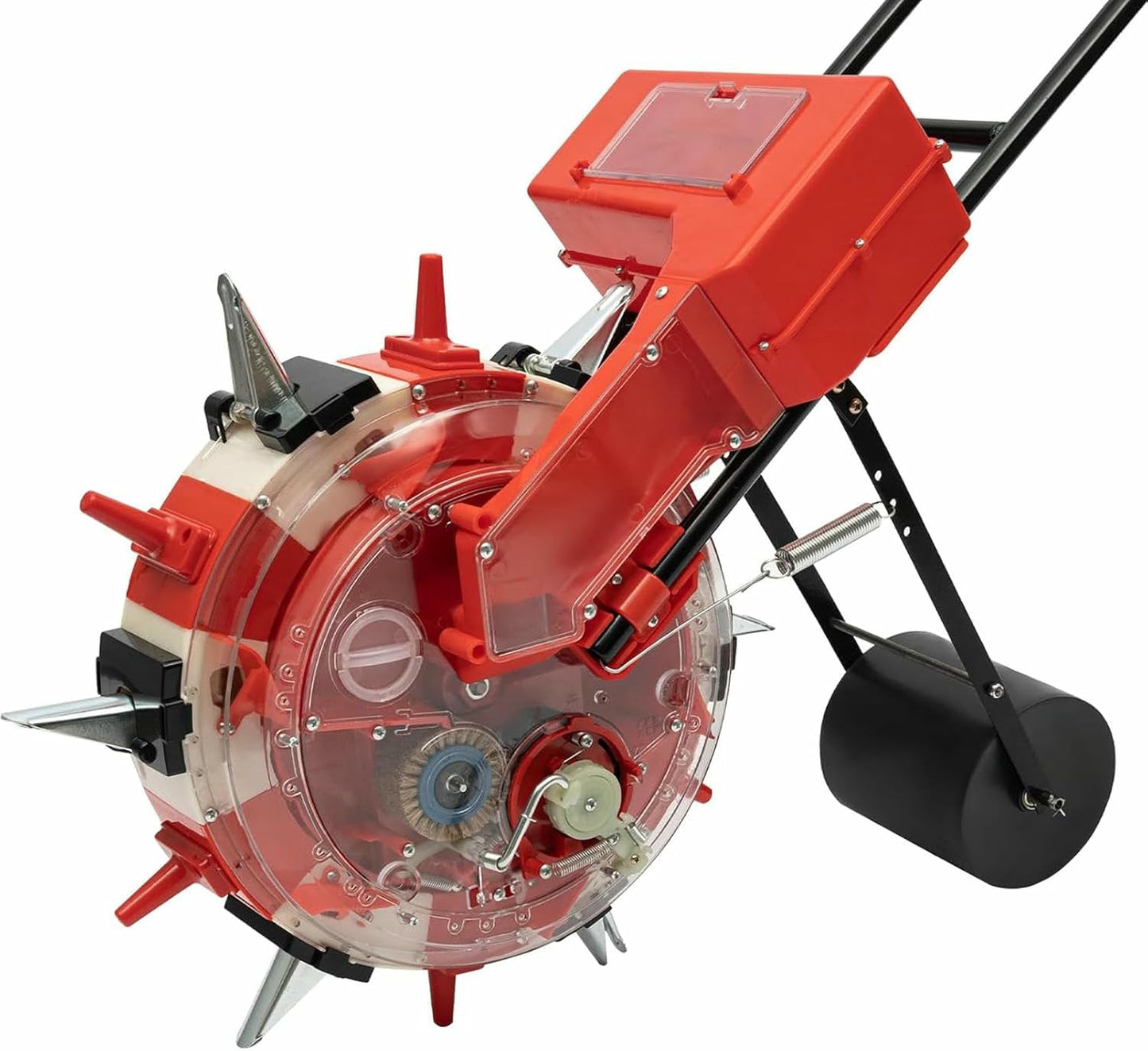 Manual Seed Planter Machine (10 Ports), Hand-Push Roller Seeder, Push Garden Seeder Agricultural Seeds Dispenser for Corn Soybean
