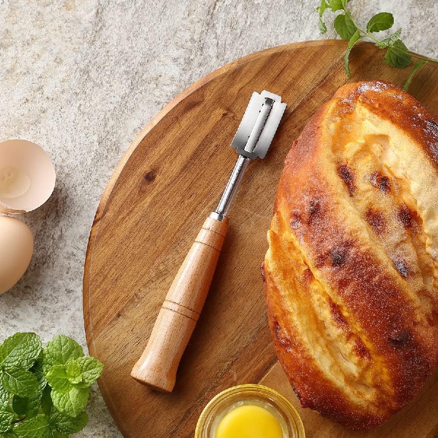 "SAINT GERMAIN Premium Hand Crafted Bread Lame for Dough Scoring Knife
