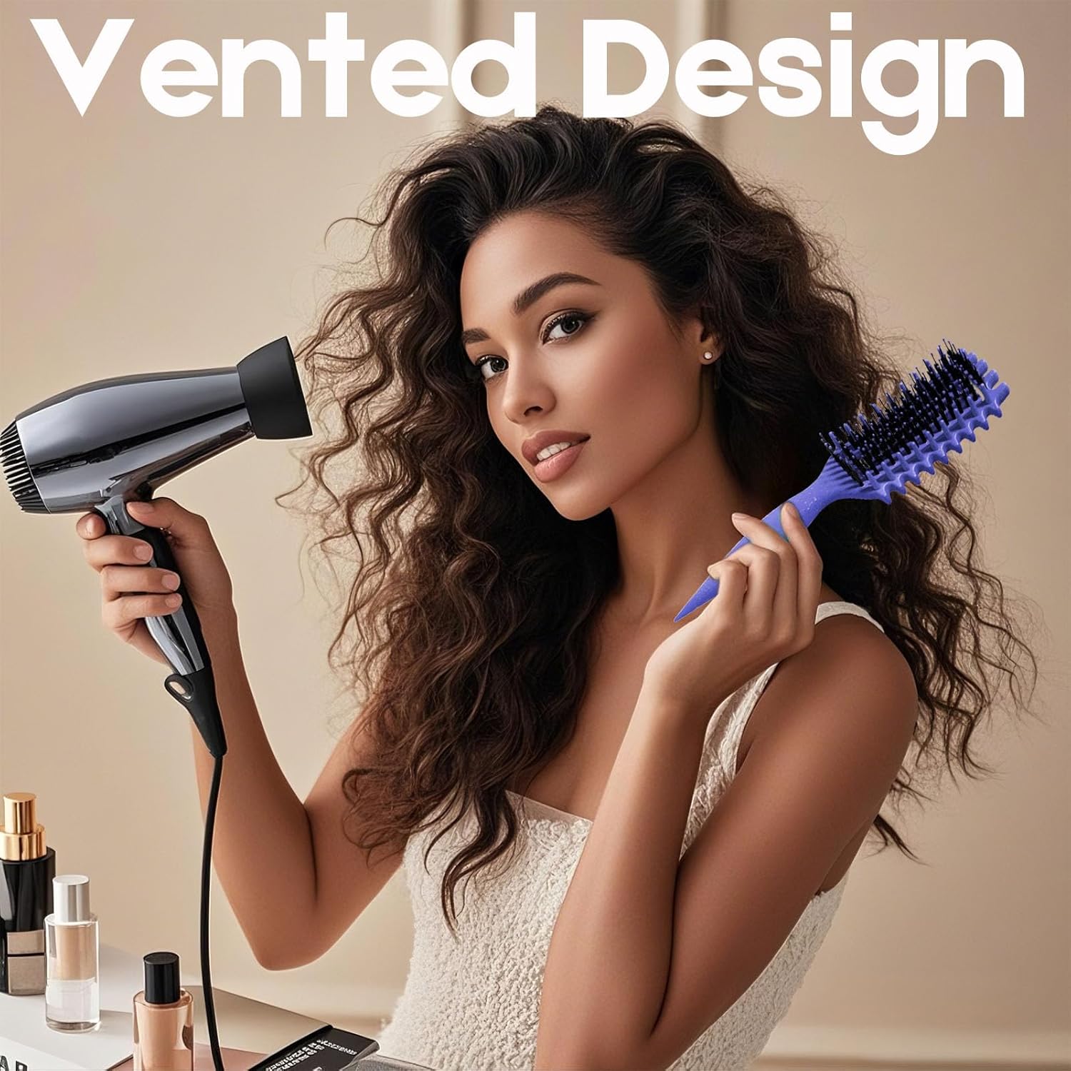 Curly Hair Brush Candybrush Curl Defining Brush for Detangling Shaping