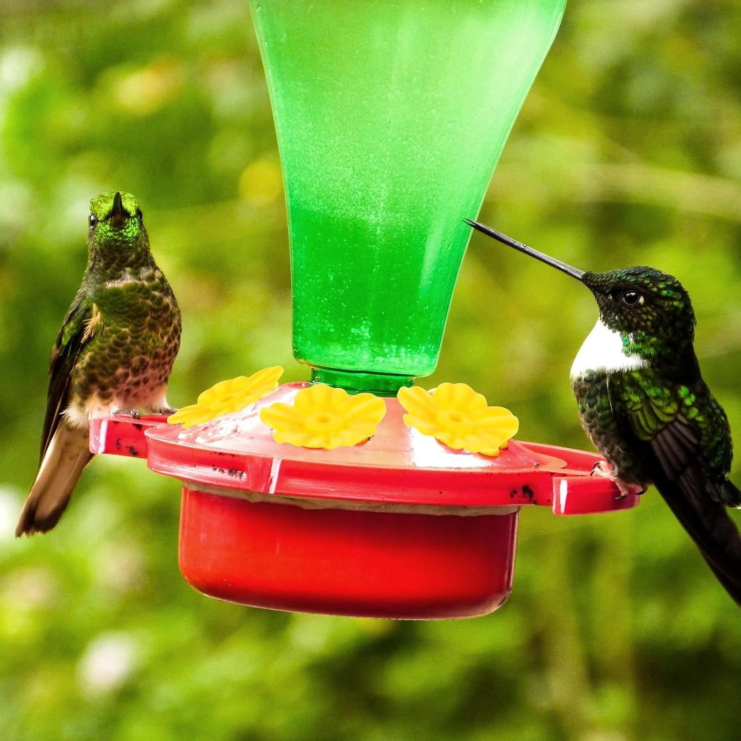 10PCS Hummingbird Feeders Replacement Flowers, Flowers Bird Feeder Rep