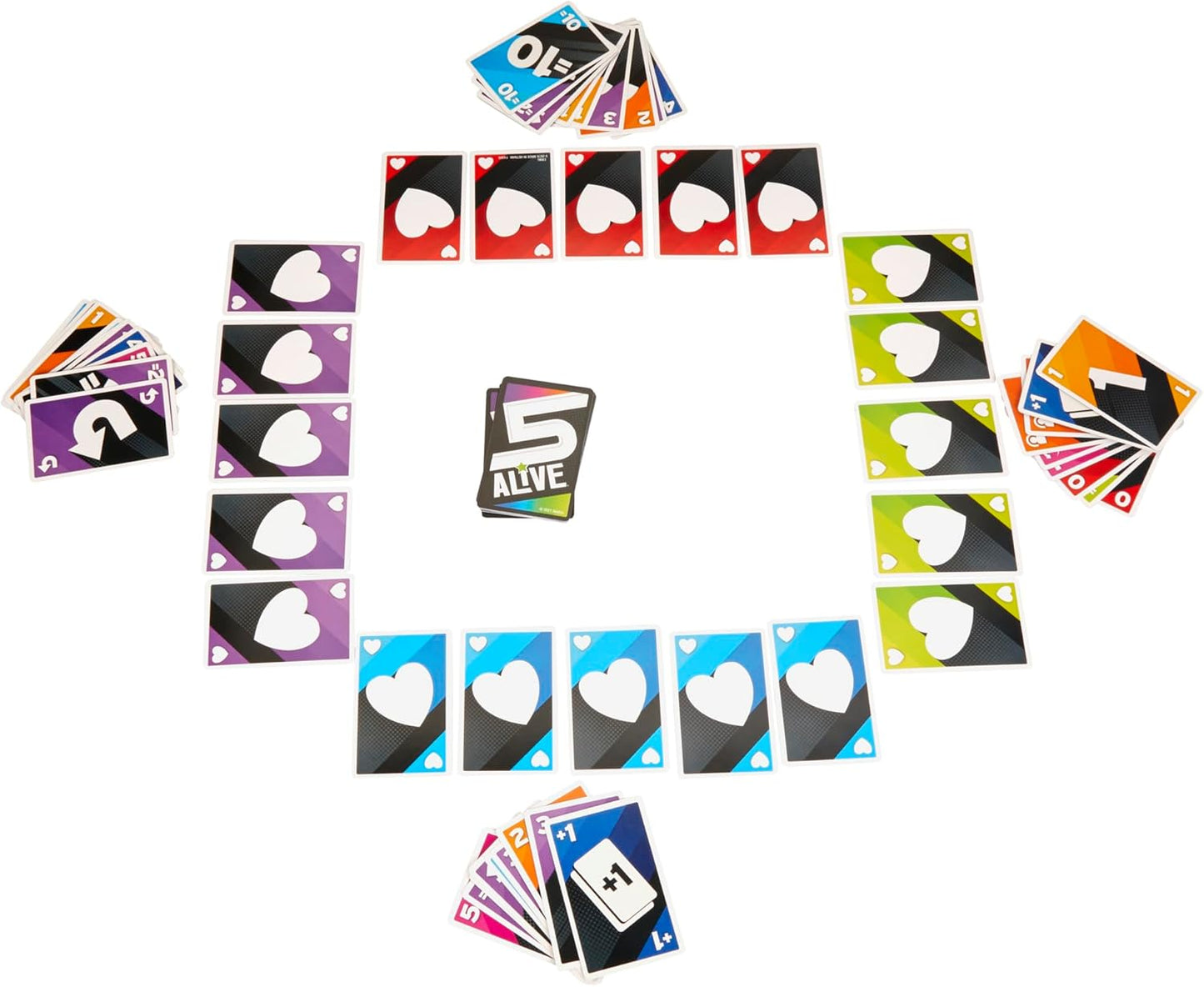 Hasbro Gaming 5 Alive Card Game, Fast-Paced Game for Kids and Families