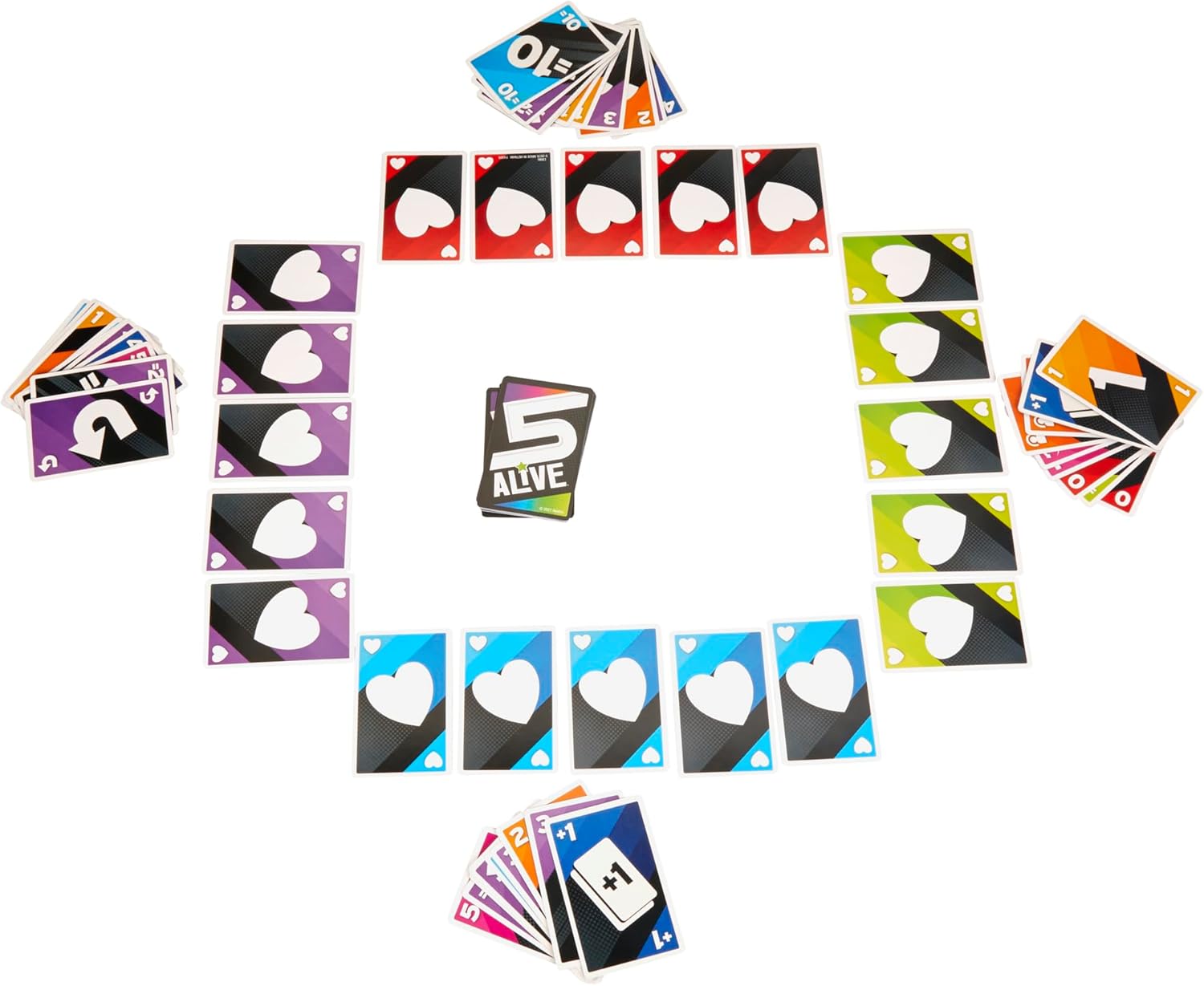Hasbro Gaming 5 Alive Card Game, Fast-Paced Game for Kids and Families