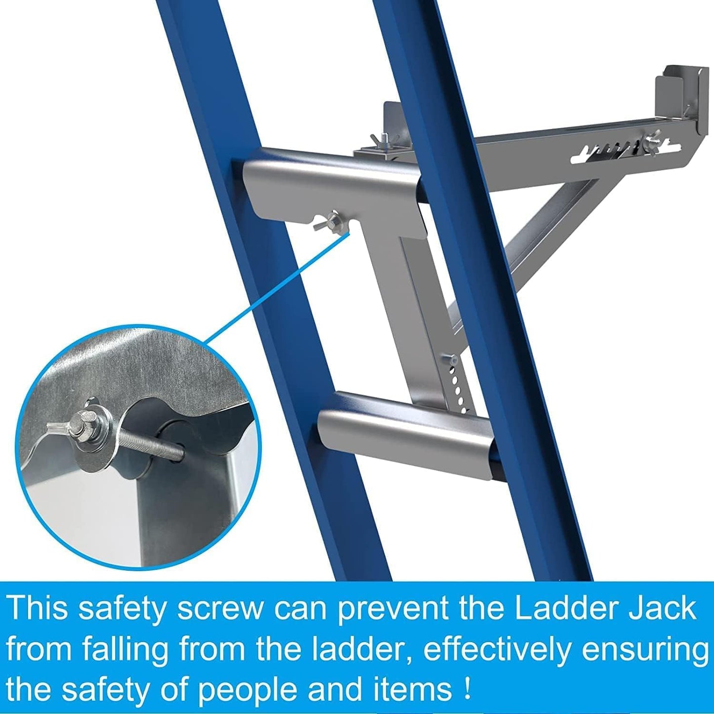 Ladder Jacks Scaffold Bracket, Two-Rung Short Body Extension Ladder Ja