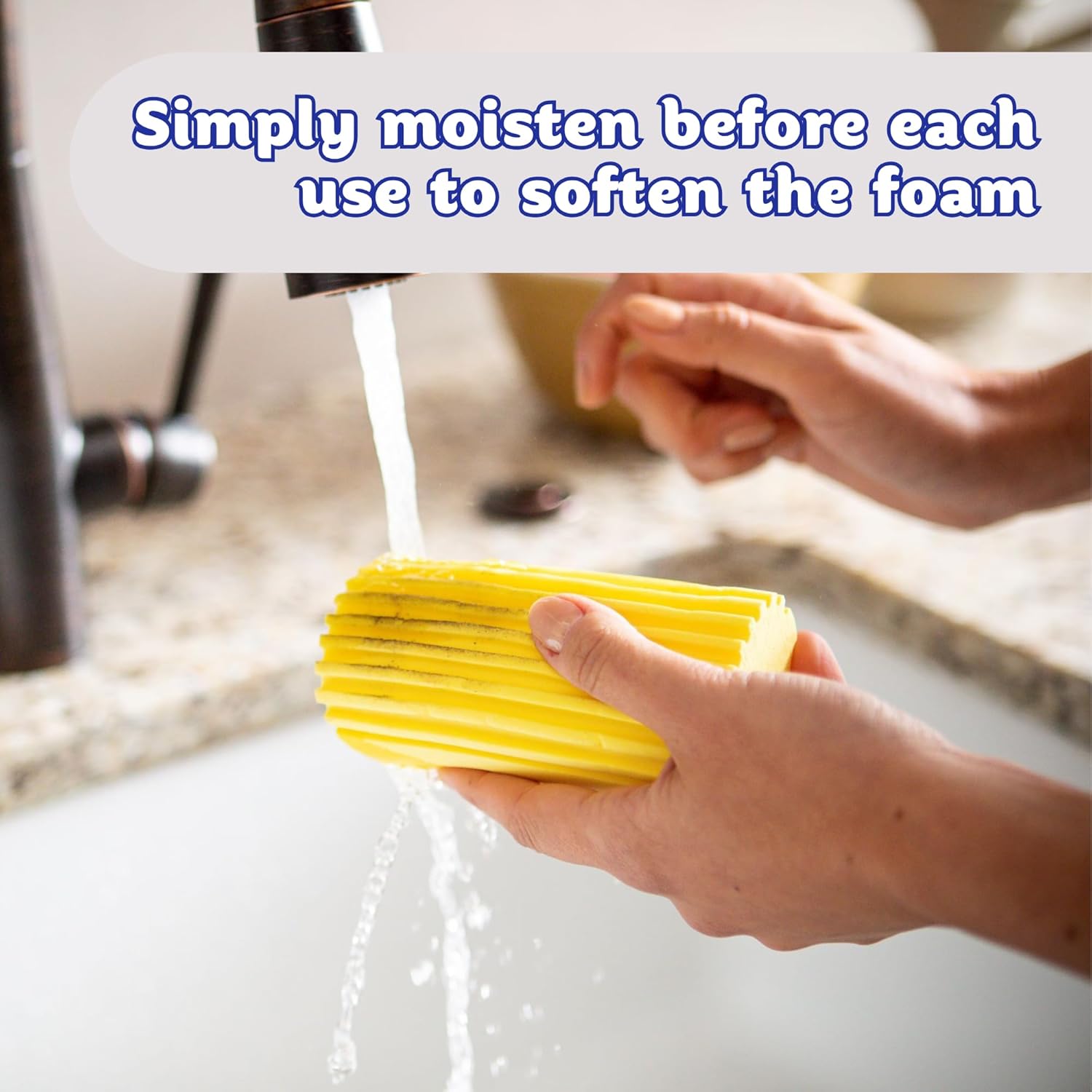 Scrub Daddy Damp Duster, Multipurpose Dusters for Cleaning - Wooden & 