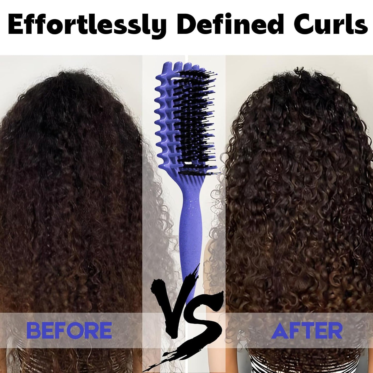 Curly Hair Brush Candybrush Curl Defining Brush for Detangling Shaping