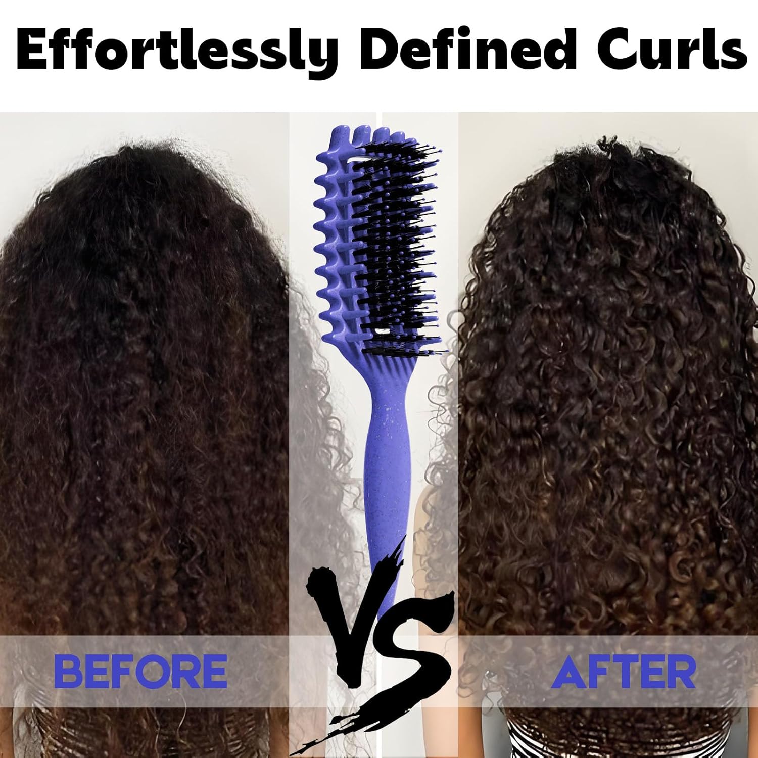 Curly Hair Brush Candybrush Curl Defining Brush for Detangling Shaping