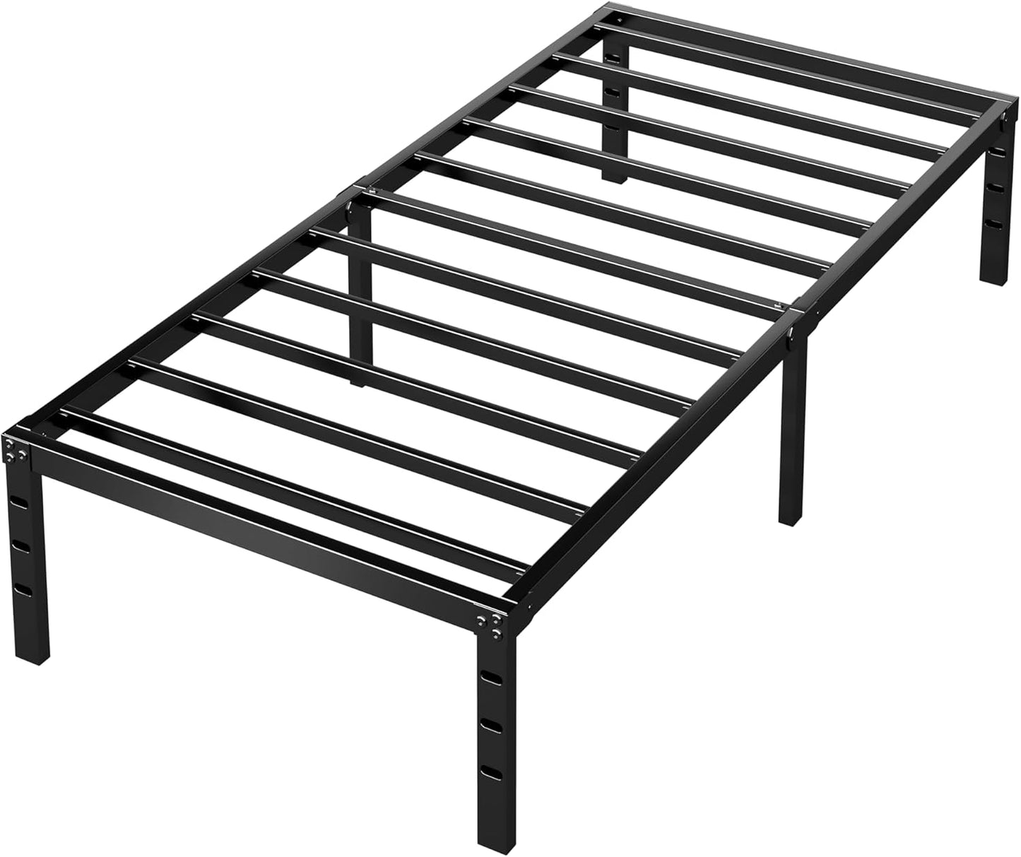 Metal Platform Bed Frame 14 Inch Tall,No Box Spring Needed,Twin Size B