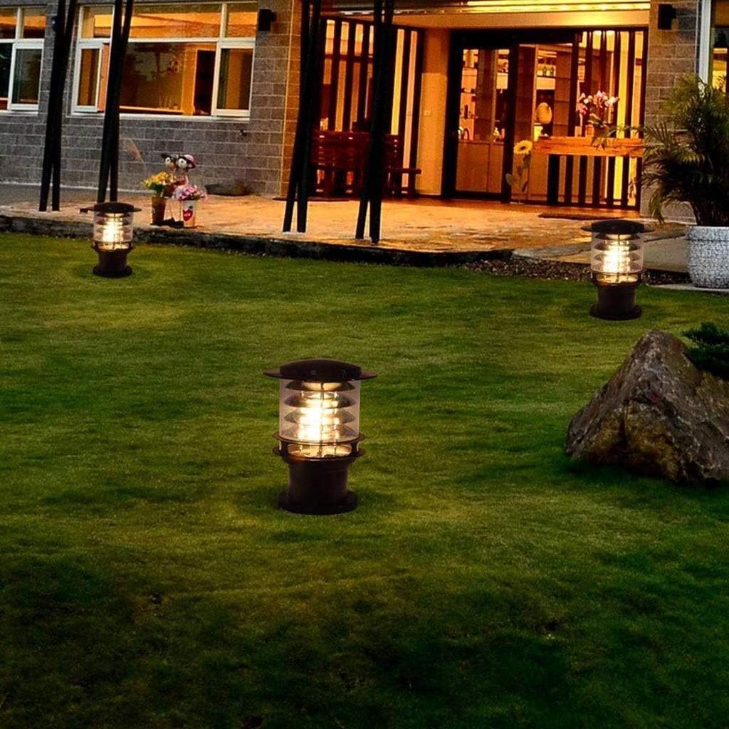 Garden Light Garden Wall Lamp Solar Light Cast Aluminum LED Lamp for Outdoor Garden Pole Installation Landscape Field Hopeful