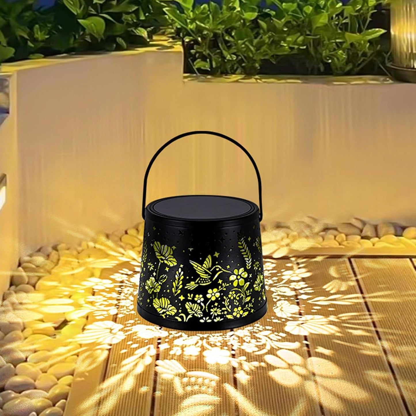 Wireless Bottle Lamp, Rechargeable Solar Light, Waterproof Night Lamps with Ambient Feature, Wine Decor, LED Lamp with Design, Outdoor Garden Yard Accessory for Camping Party and Home Use