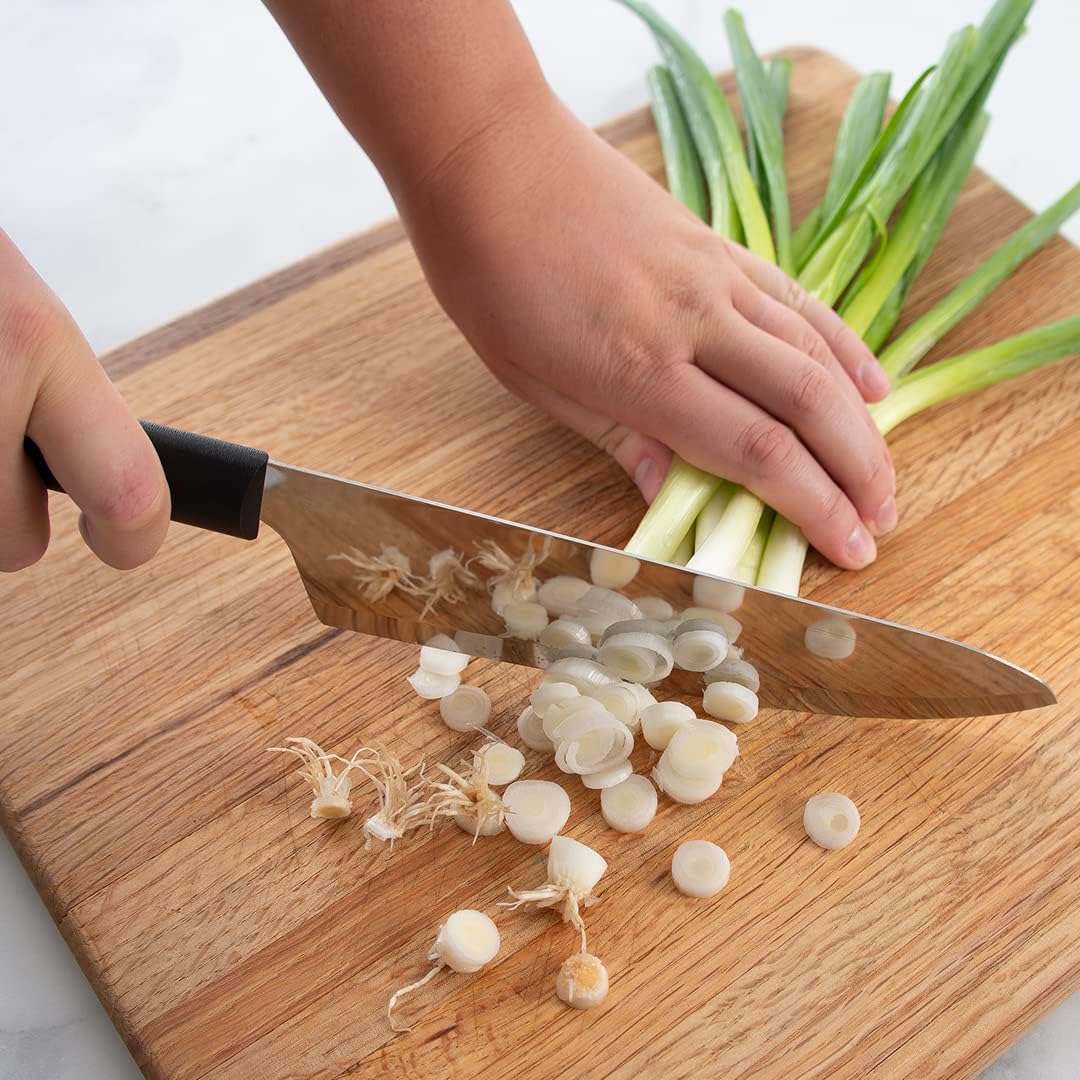 Rada Cutlery French Chef Knife (W231), 8.5" Stainless Steel Blade, Bla