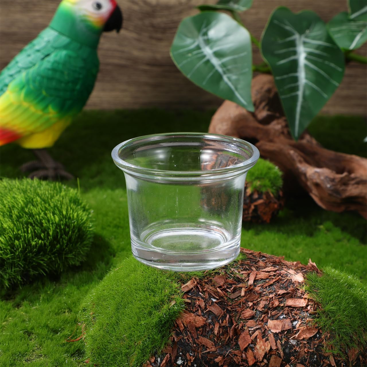 POPETPOP Hanging Bird Feeder Cup Metal Accessory for Outdoor Balcony Window Wild Birds Hummingbird Feeder Part Garden Decor