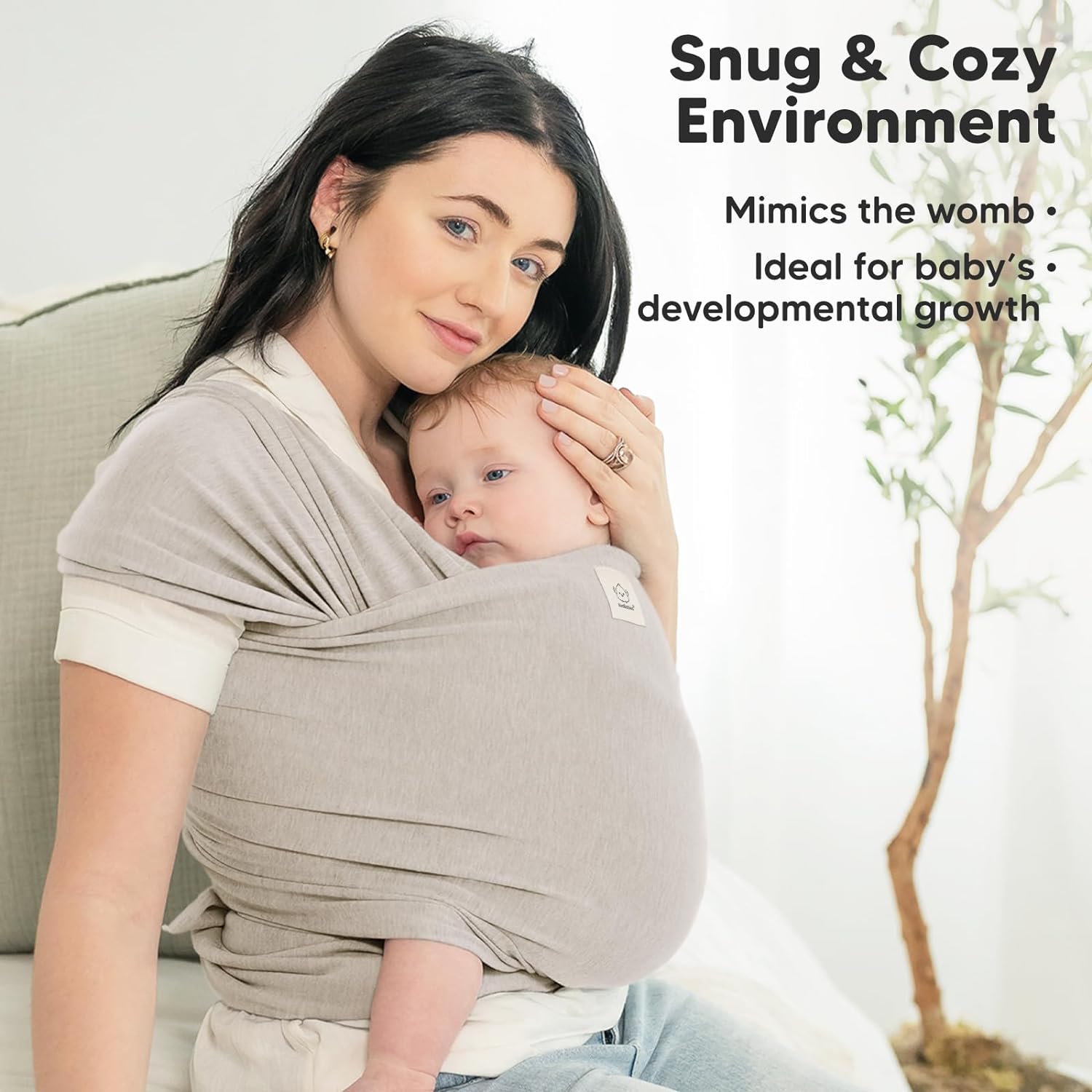 KeaBabies Baby Wrap Carrier - All in 1 Original Baby Carrier Newborn t