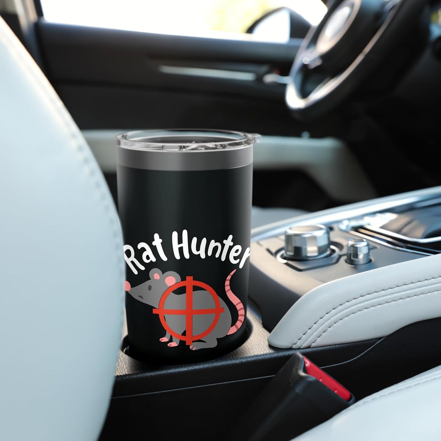 Rat Hunter Pest Control Rodent Exterminator Pest Management Stainless Steel Insulated Tumbler