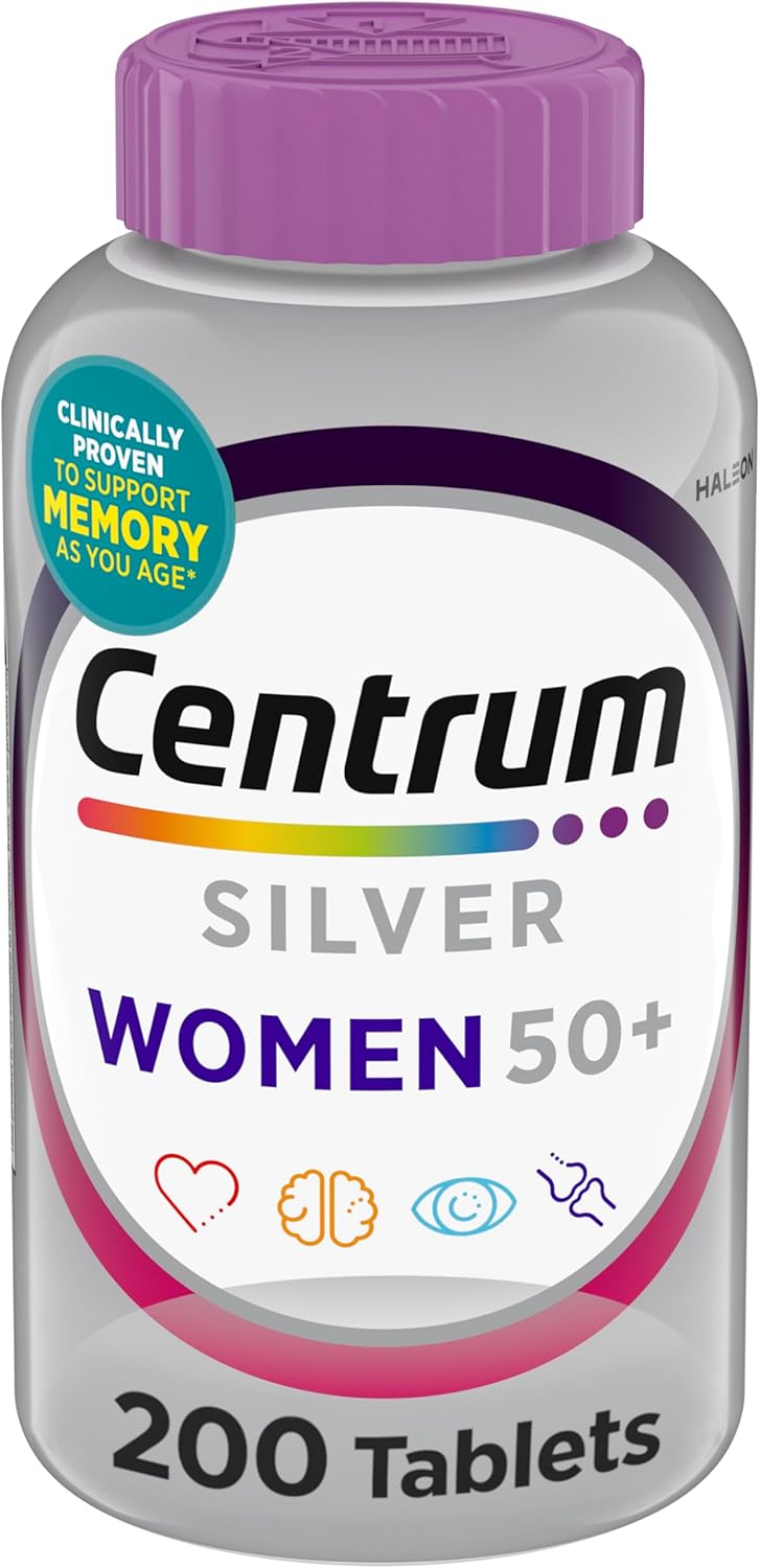 Centrum Silver Women's Multivitamin for Women 50 Plus, Multivitamin/Mu