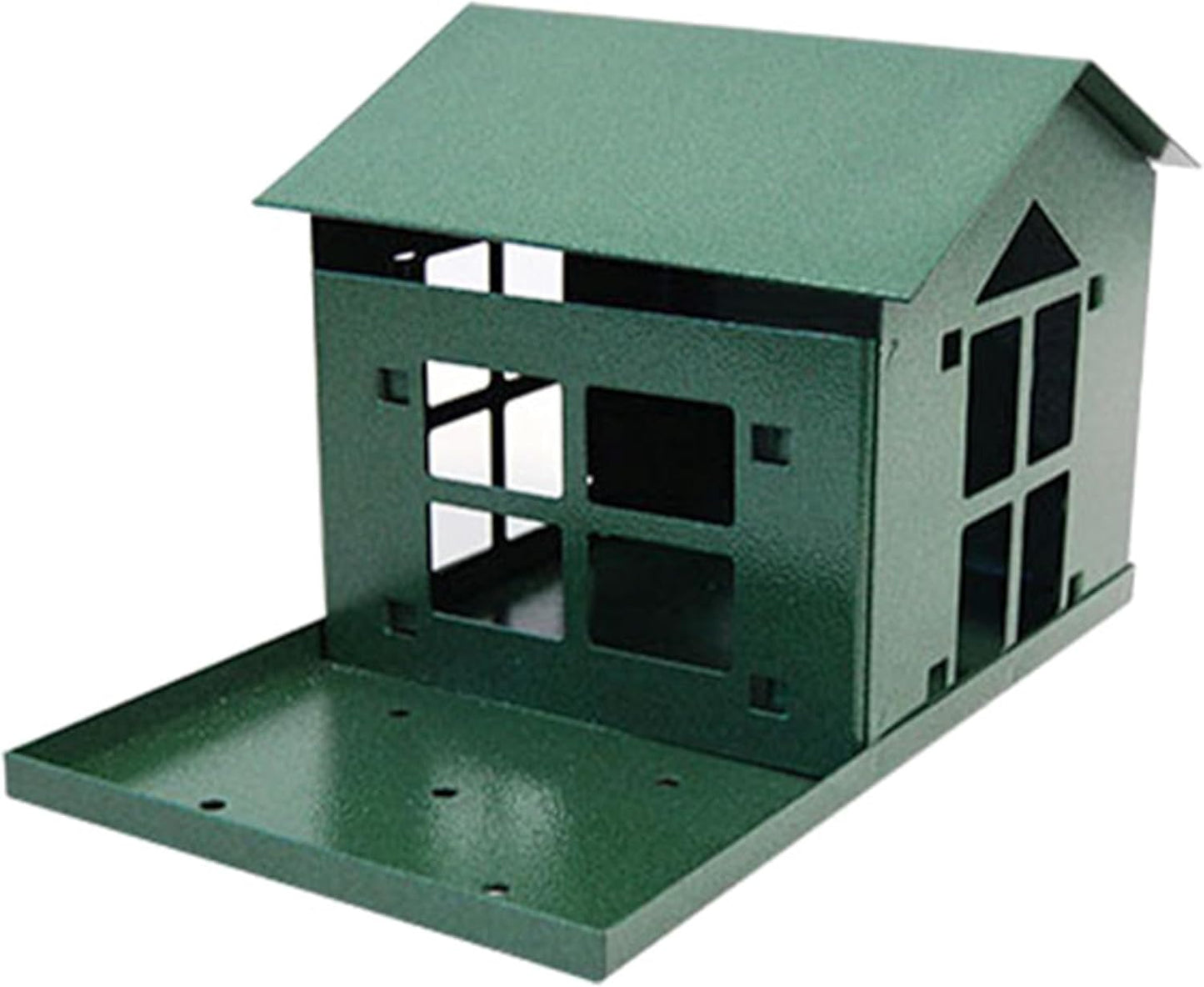 Erva Peanut Pantry Squirrel Feeder - Heavy Duty Steel - Premium Verdigris Finish - Made in USA (SQF1)